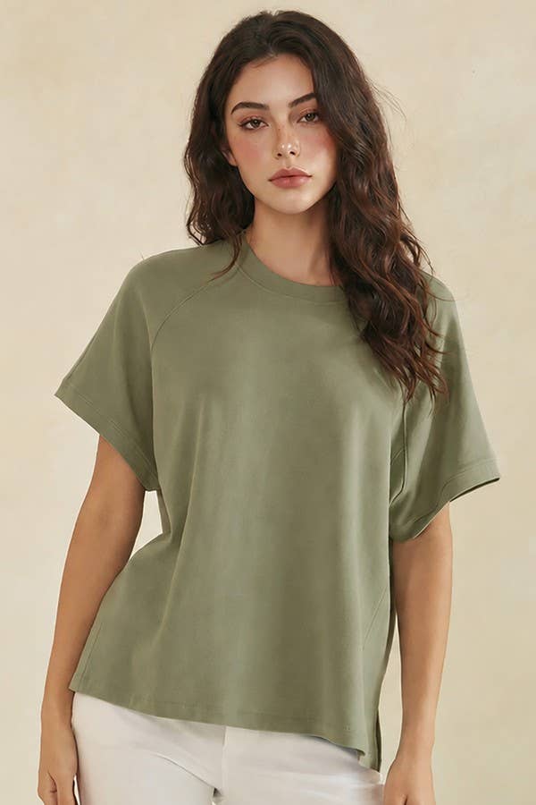 Isadora Relaxed Raglan Tee