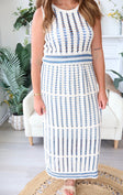 Ivory/Blue
