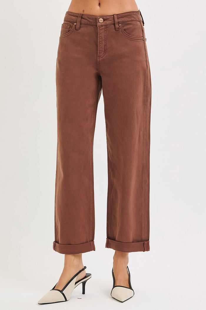 Barb Mid Rise Barrell Jeans