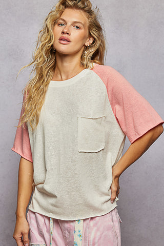 Flora Contrast Tee