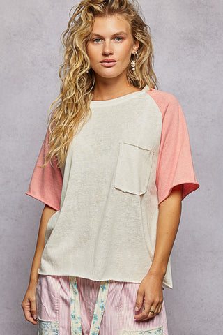 Flora Contrast Tee