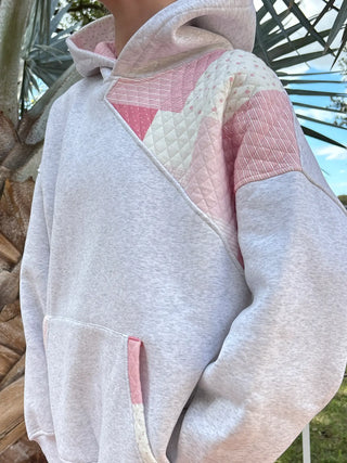 Bella Quilted Patchwork Hoodie