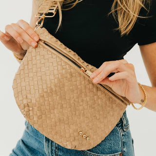 Westlyn Woven Bum Bag - Taupe