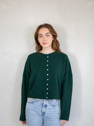 Harper Cardigan - Forest Green