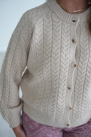 Riley Cable Knit Cardigan