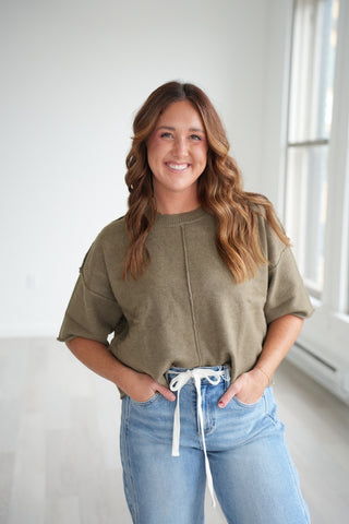 Karissa Boxy Knit Crew