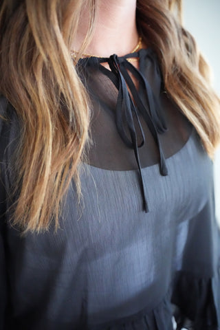 Layla Ruffle Hem Blouse