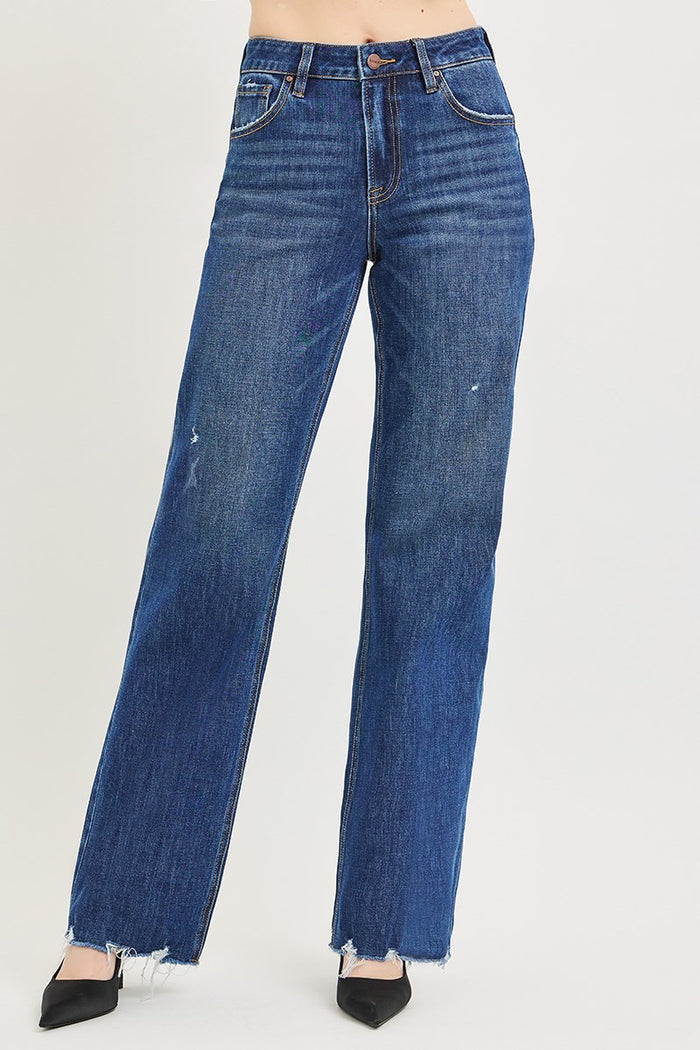 Jillian 4-Way Stretch High Rise Straight Jeans