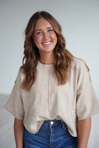 Karissa Boxy Knit Crew