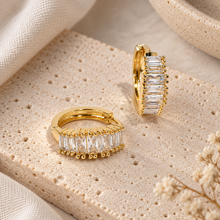 Sugar Huggie Hoops
