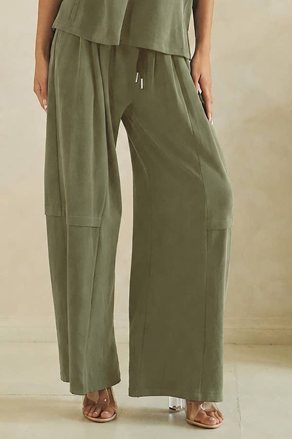 Isadora Soft Stretch Wide Leg Pants