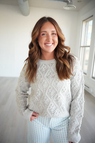 Kendra Bobble Knit Sweater