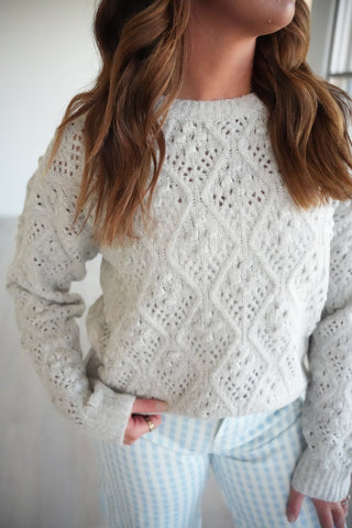 Kendra Bobble Knit Sweater