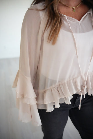 Layla Ruffle Hem Blouse