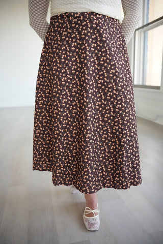 Cassy Corduroy Midi Skirt