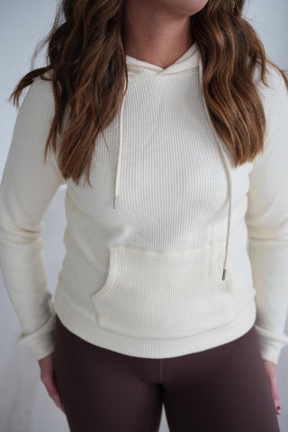 Raja Cozy Waffle Knit Hoodie