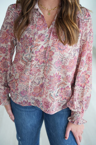 Bridget Ruffled Chiffon Blouse