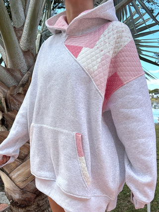Bella Quilted Patchwork Hoodie