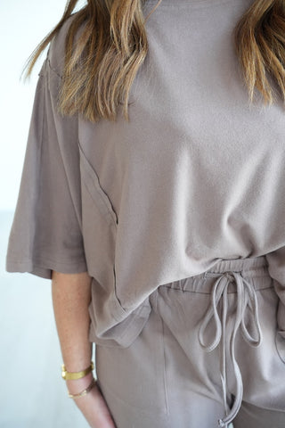 Wendi Brushed Wide Leg Pant Set