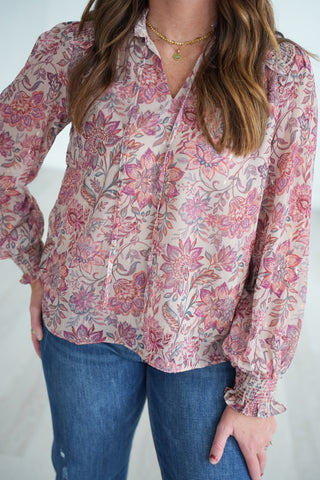 Bridget Ruffled Chiffon Blouse