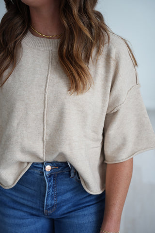 Karissa Boxy Knit Crew