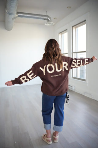Selena Be Yourself Oversized Sweatshirt