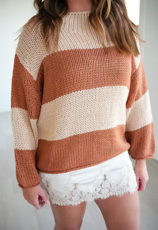Audra Chunky Stripe Sweater