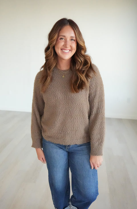 Laken Brushed Knit Sweater