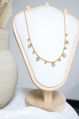 Diamond Drops Necklace