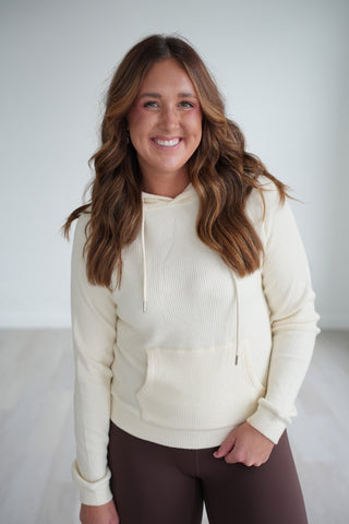 Raja Cozy Waffle Knit Hoodie