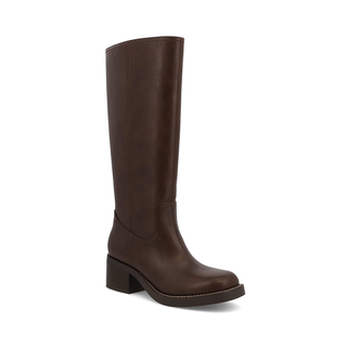 Blakely Tall Western Boots - Dark Brown