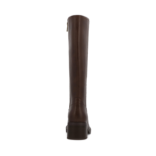 Blakely Tall Western Boots - Dark Brown