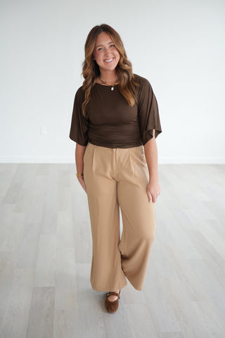 Rory Pleat Front Twill Trousers
