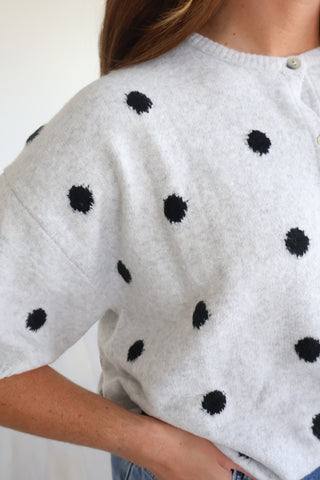 Carrie Polka Dot Cardigan