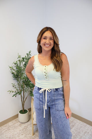 Bionca Henley Tank - FINAL SALE