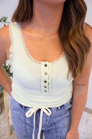 Bionca Henley Tank - FINAL SALE