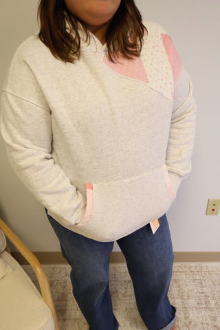 Bella Quilted Patchwork Hoodie