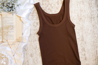 Violet Reversible Ribbed Tank Top