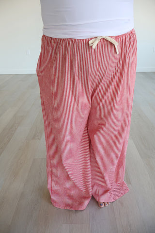 Remi Pinstripe Wide Leg Pants