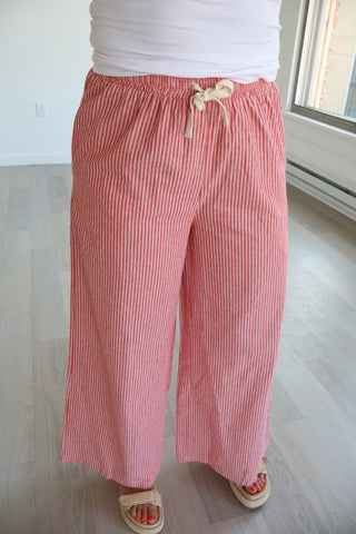 Remi Pinstripe Wide Leg Pants