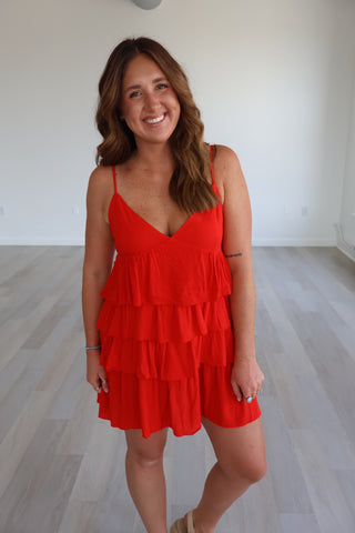 Karina Ruffled Mini Dress