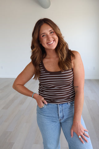 Rowe Striped Scoop Tank