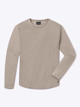 CUTS Curve Hem Long Sleeve - Pure Cashmere