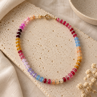 Jessica Multi Color Toggle Necklace