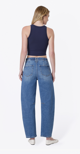 Tori Super High Rise Barrel Jeans