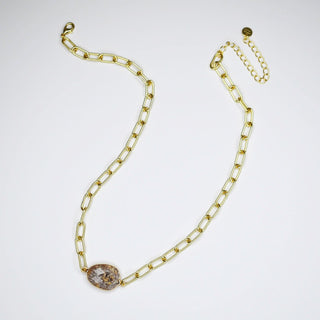 Stone and Shine Gemstone Necklace - Earth
