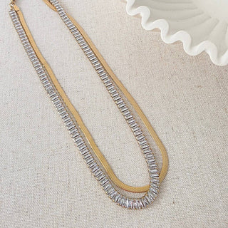 Pinch Me Layered Necklace - WATERPROOF - Gold
