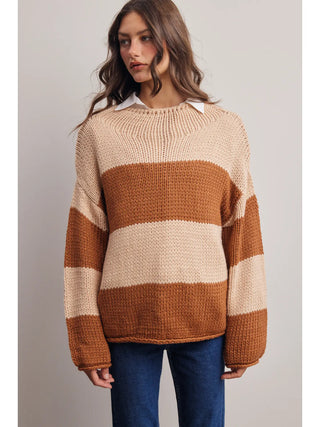 Audra Chunky Stripe Sweater