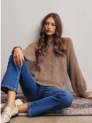 Laken Brushed Knit Sweater