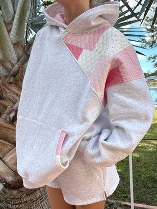 Bella Quilted Patchwork Hoodie